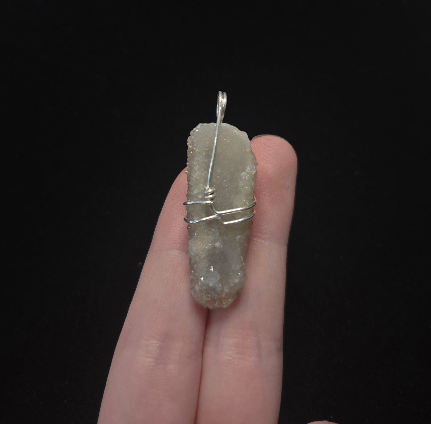 Spirit Quartz Wire Wrap Pendant