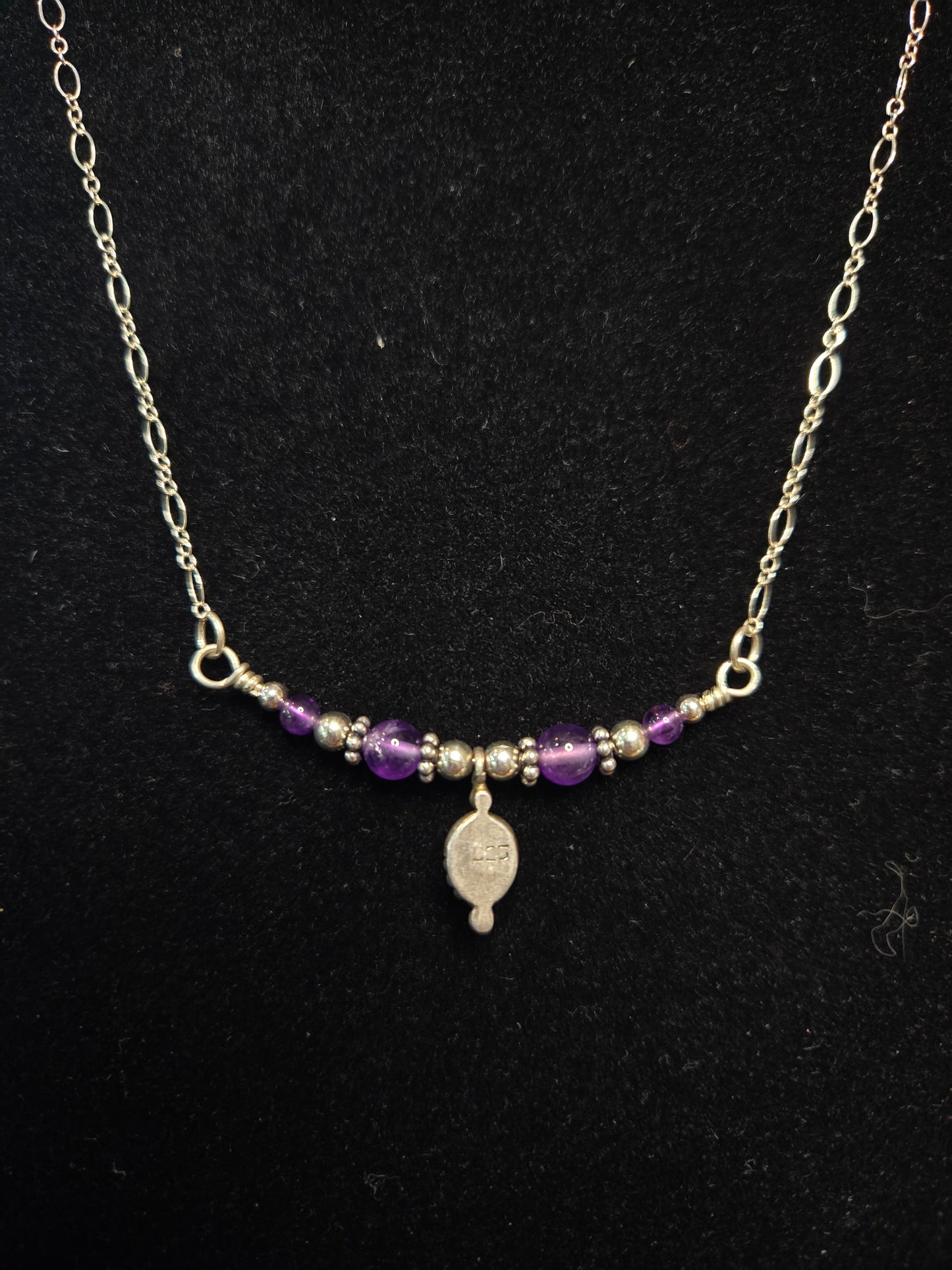 Sterling Silver Amethyst Necklace