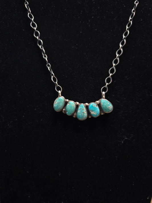 Turquoise and Sterling Silver Necklace