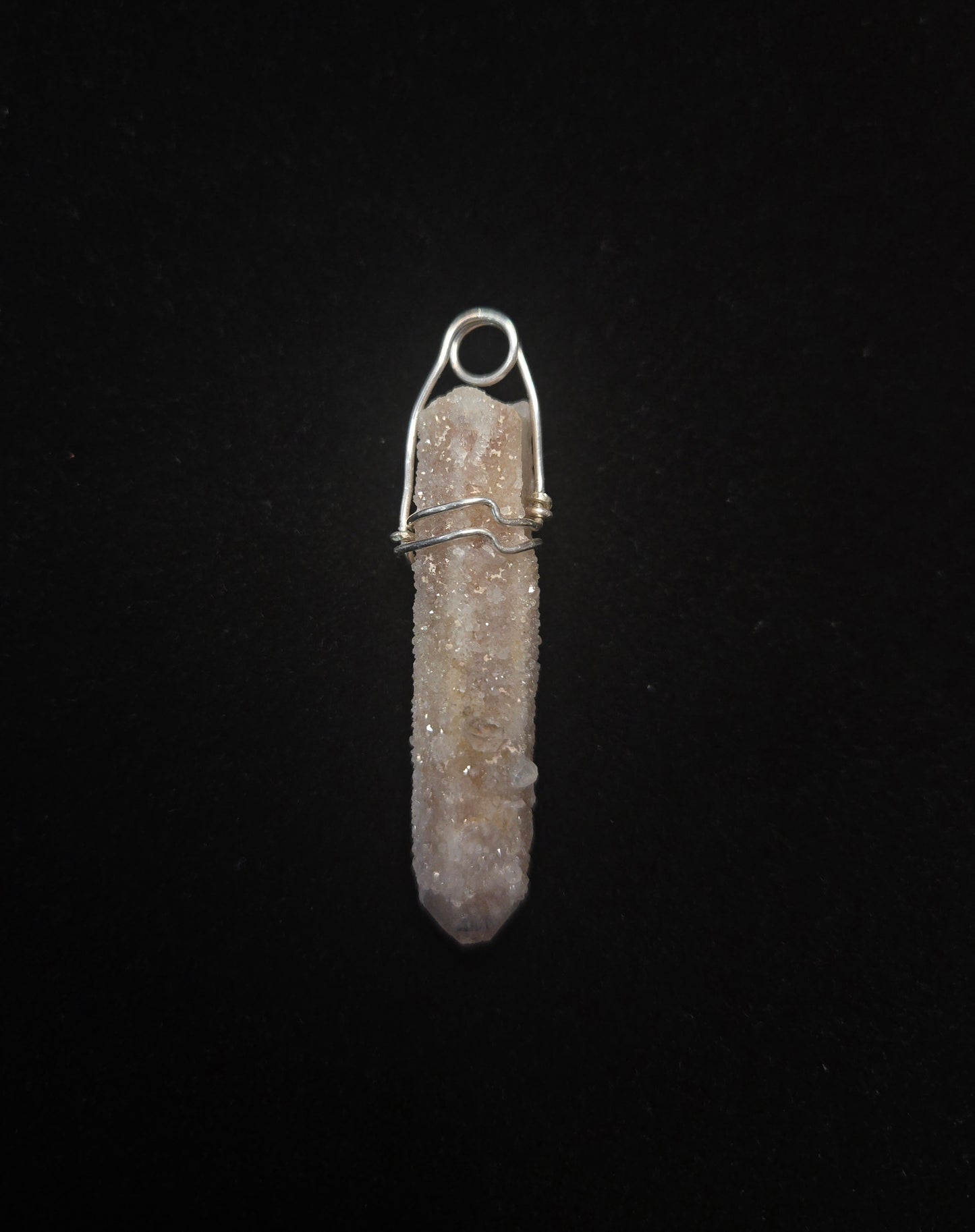 Spirit Quartz Wire Wrap Pendant