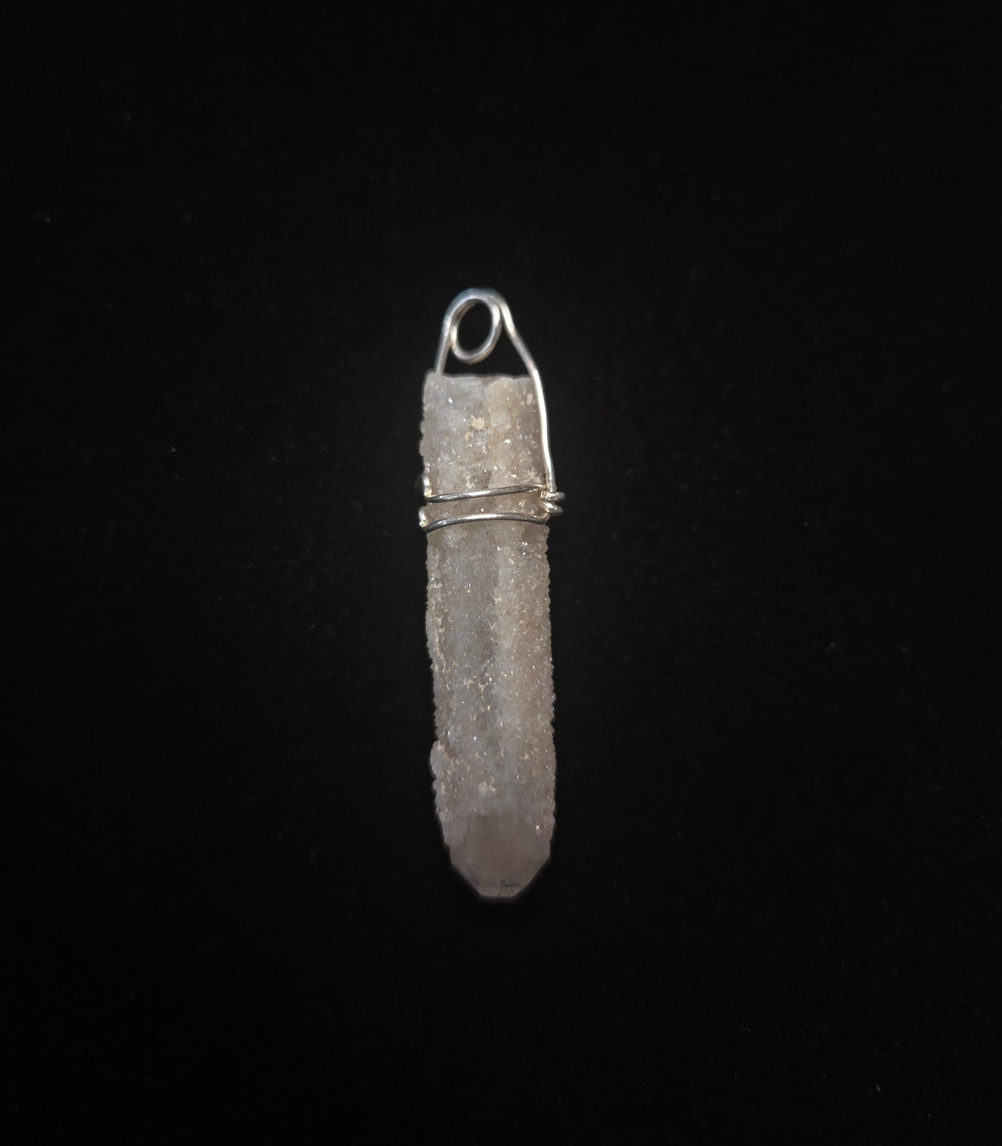 Spirit Quartz Wire Wrap Pendant