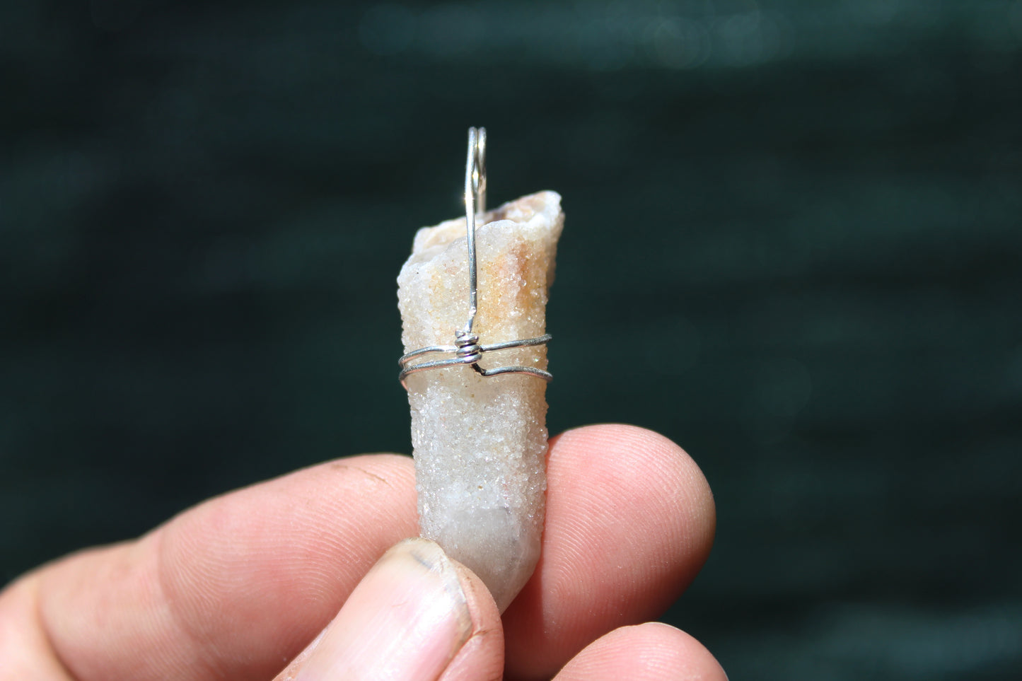 Spirit Quartz Pendant with Sterling Silver