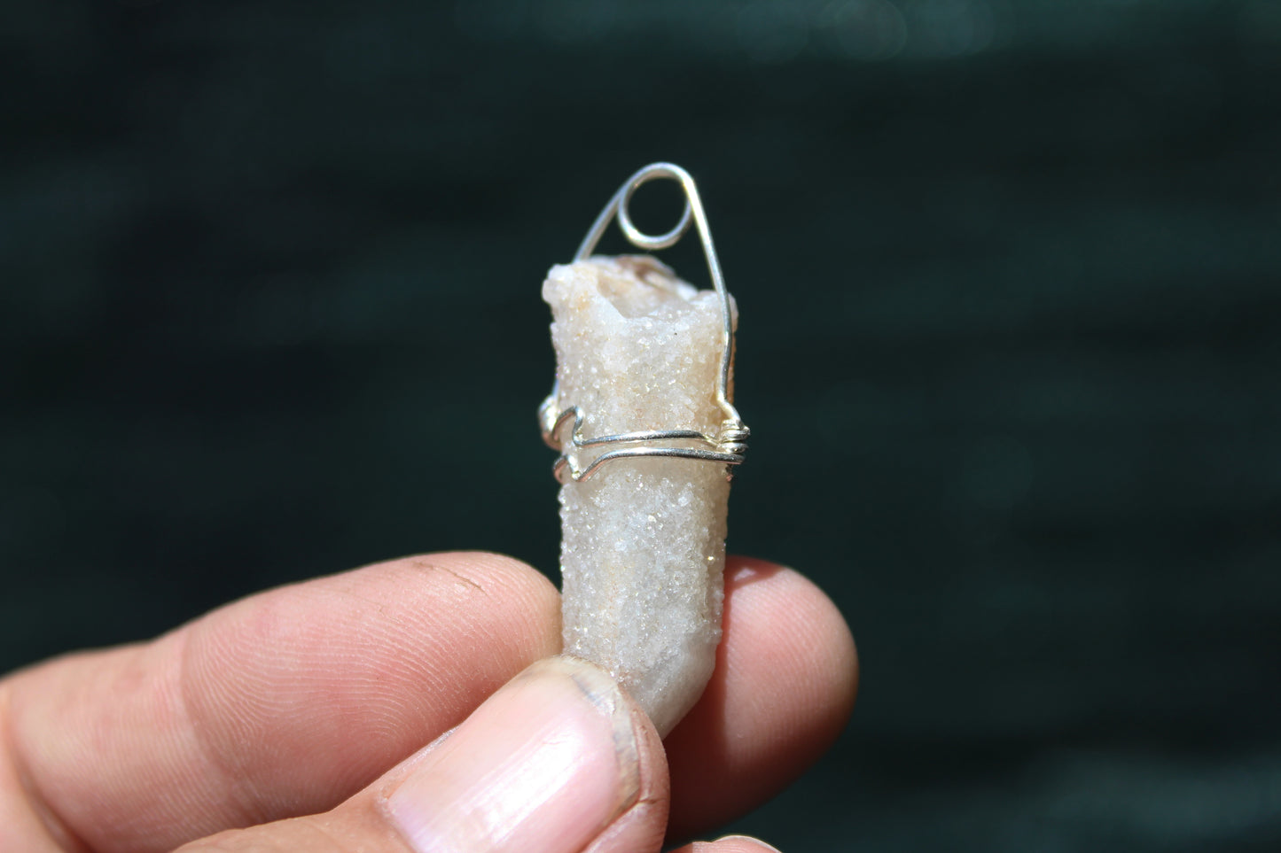 Spirit Quartz Pendant with Sterling Silver