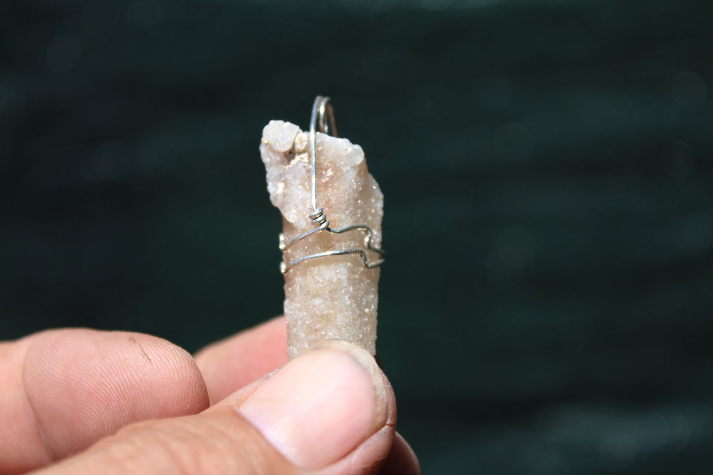 Spirit Quartz Pendant with Sterling Silver