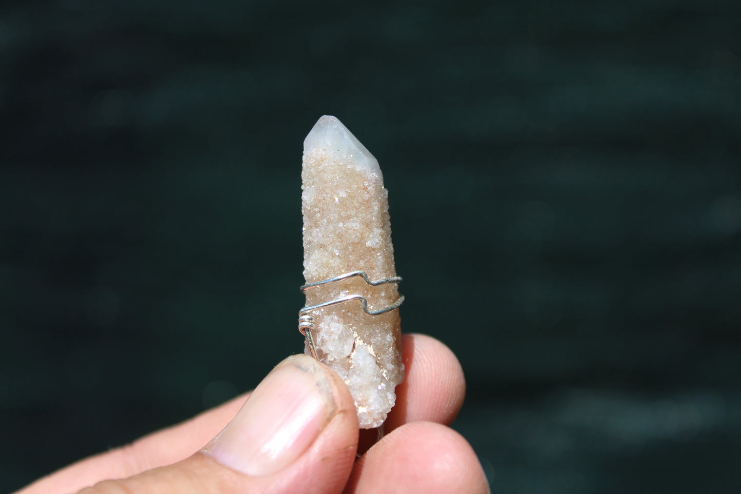 Spirit Quartz Pendant with Sterling Silver