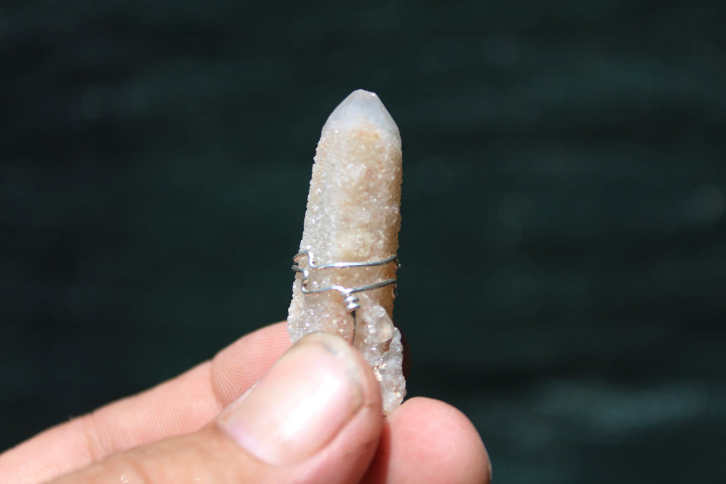 Spirit Quartz Pendant with Sterling Silver
