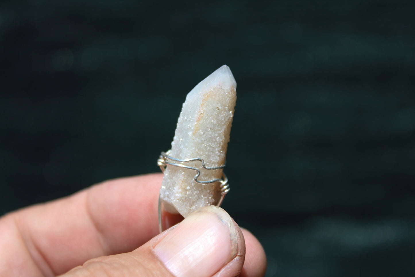 Spirit Quartz Pendant with Sterling Silver