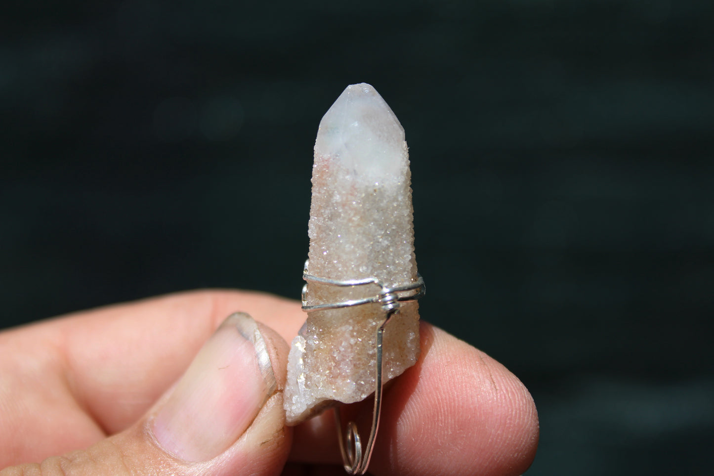 Spirit Quartz Pendant with Sterling Silver