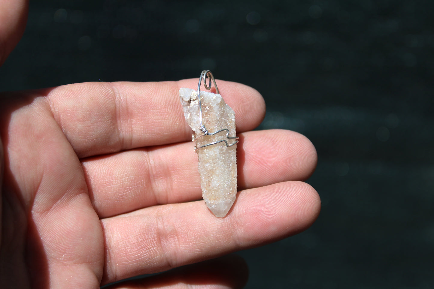 Spirit Quartz Pendant with Sterling Silver